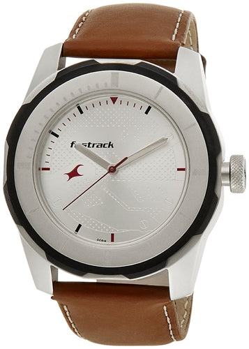 Fastrack Economy 2013 Analog White Dial Men's Watch - 3099SL01