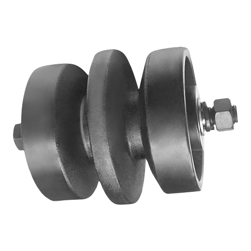 Triple Flange Bottom Roller for Yanmar C30R