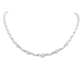0.50 CT TDW DIAMOND TWO-TONE 10K GOLD DIAMOND NECKLACE