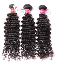 3 Bundles Deep Wave 6A Brazilian Unprocessed Virgin Remy Hair Weave